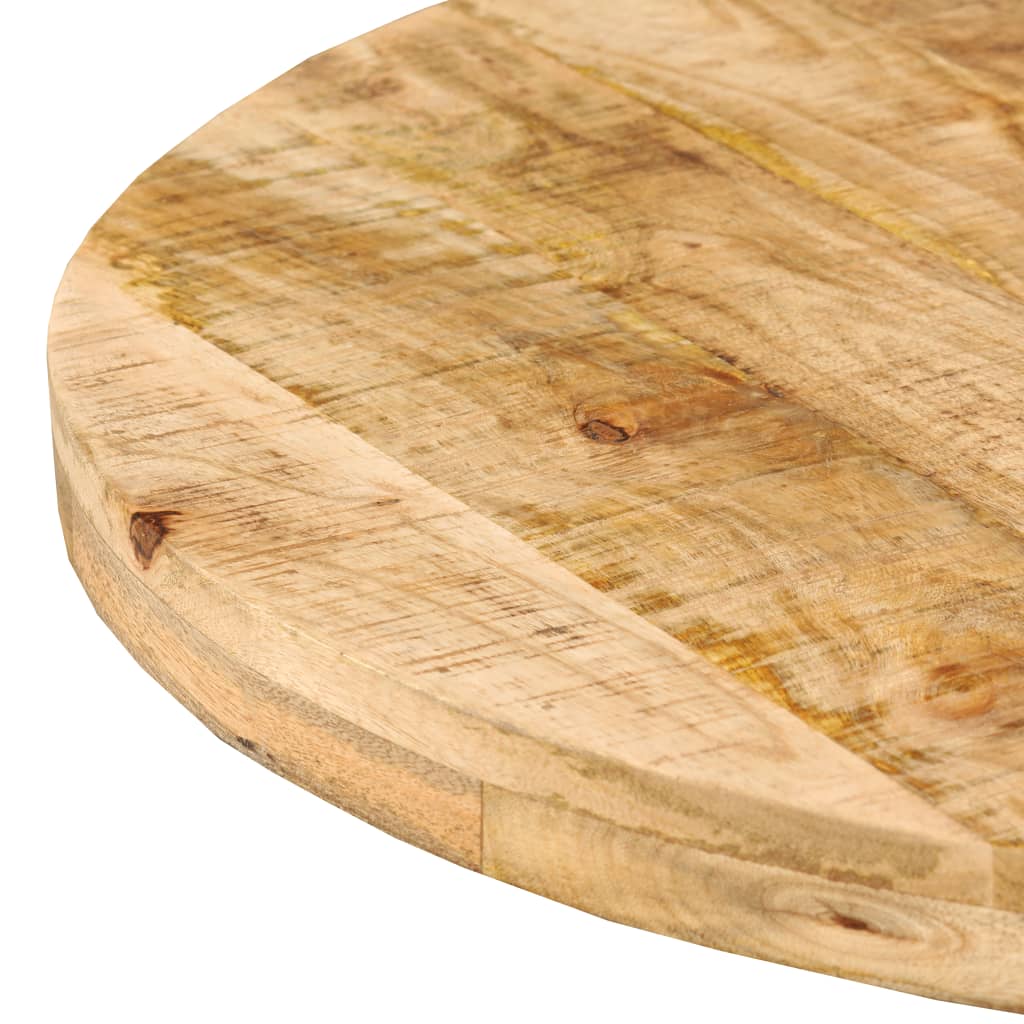 Table à manger en bois de manguier massif et acier 180 cm