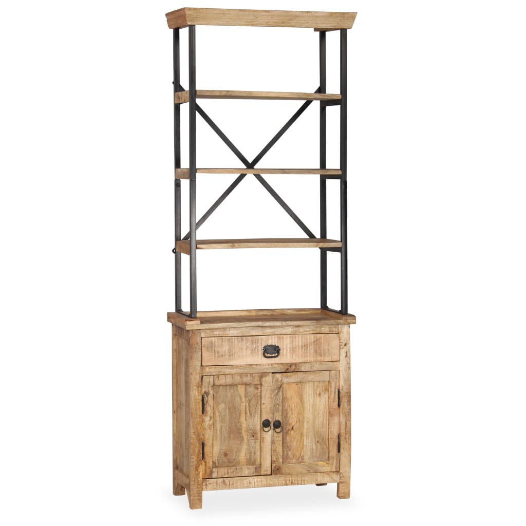 Sideboard mit Ablagen Massivholz Mango 65x30x180 cm