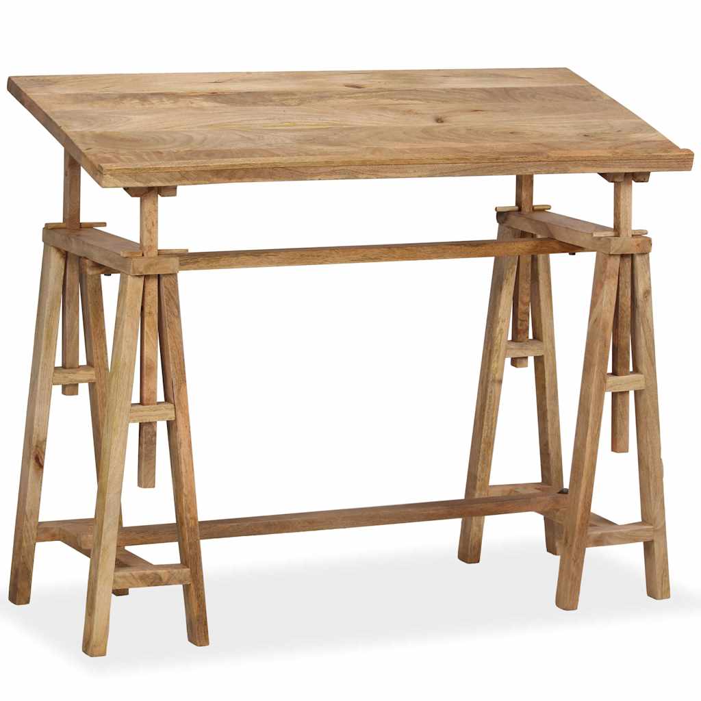 Zeichentisch Mangoholz Massiv 116 x 50 x 76 cm