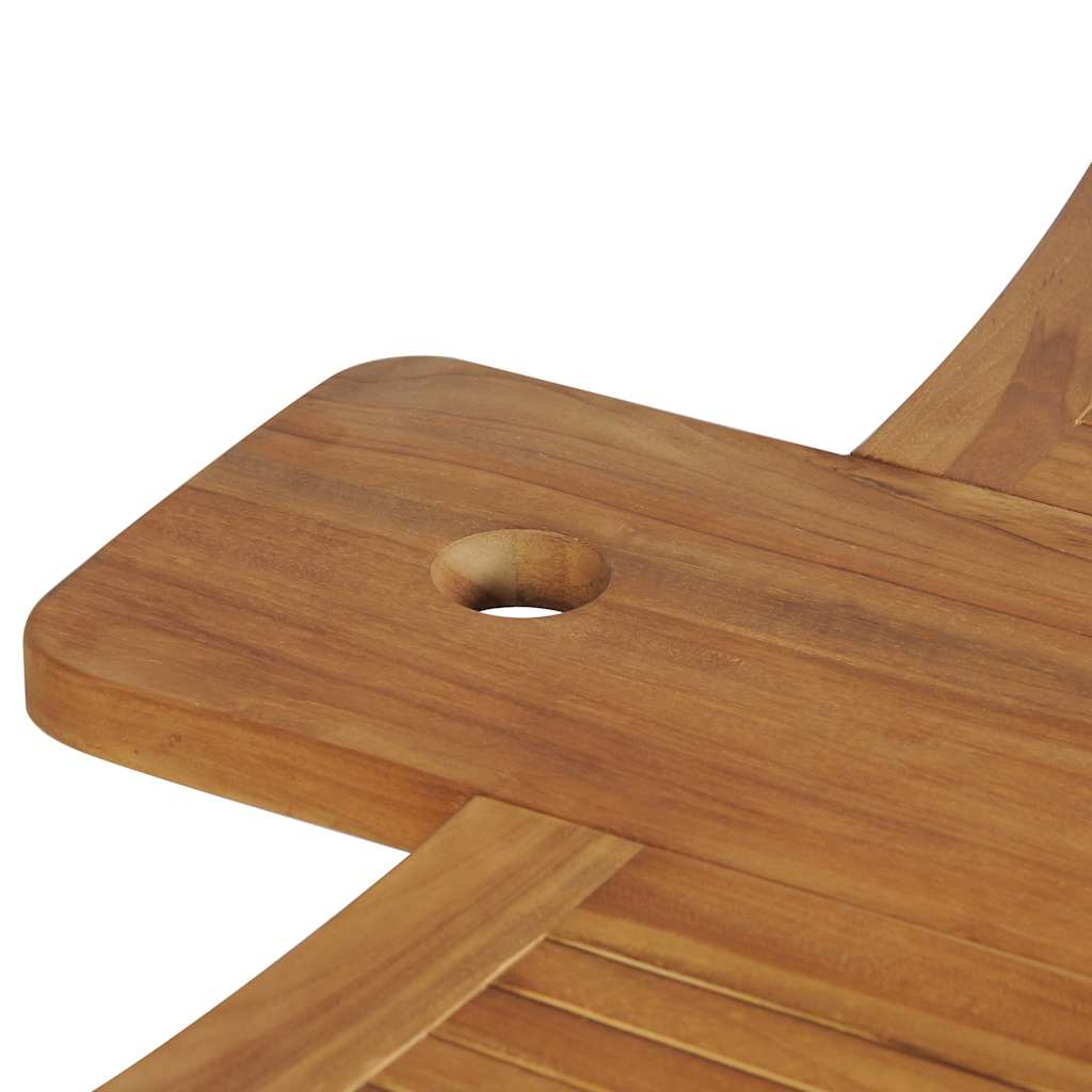 Bartisch Klappbar 155x53x105 cm Massivholz Teak
