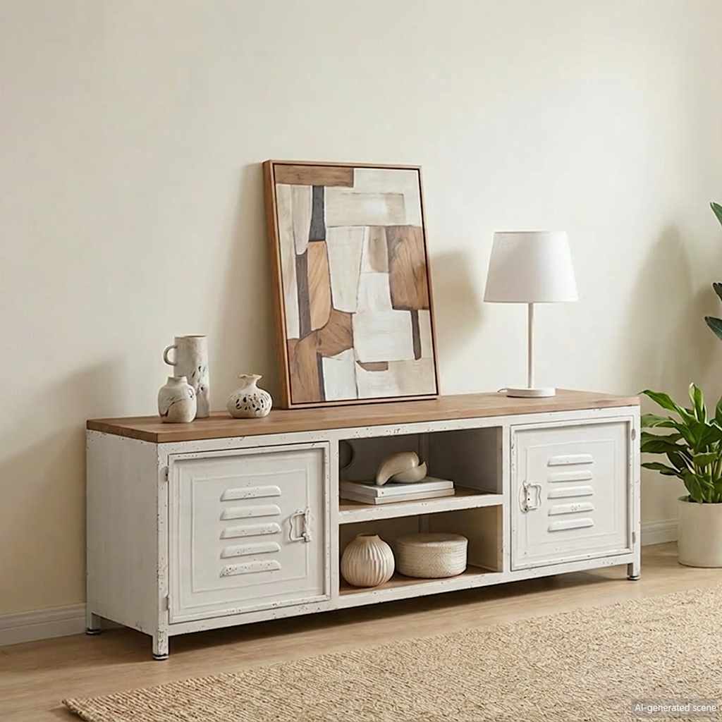 TV-Schrank 120x30x40 cm Weiß