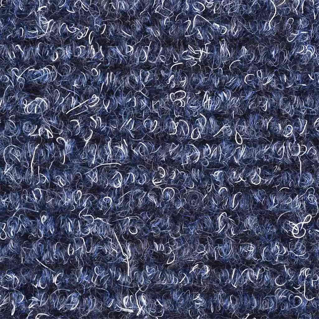 Stufenmatten Selbstklebend 15 Stk. 56x17x3 cm Blau Halbrund