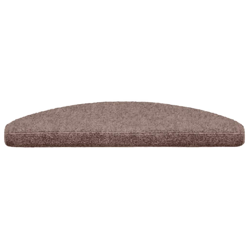 Stufenmatten Selbstklebend 15 Stk. 65x21x4 cm Hellbraun Halbrund Groß