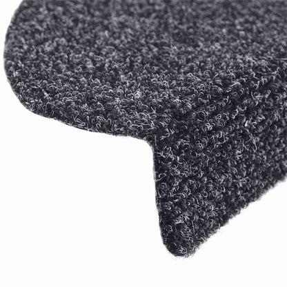 Stufenmatten Selbstklebend 15 Stk. 65x21x4 cm Dunkelgrau