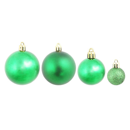 Weihnachtskugeln 100 Stk. Rot/Golden/Grün