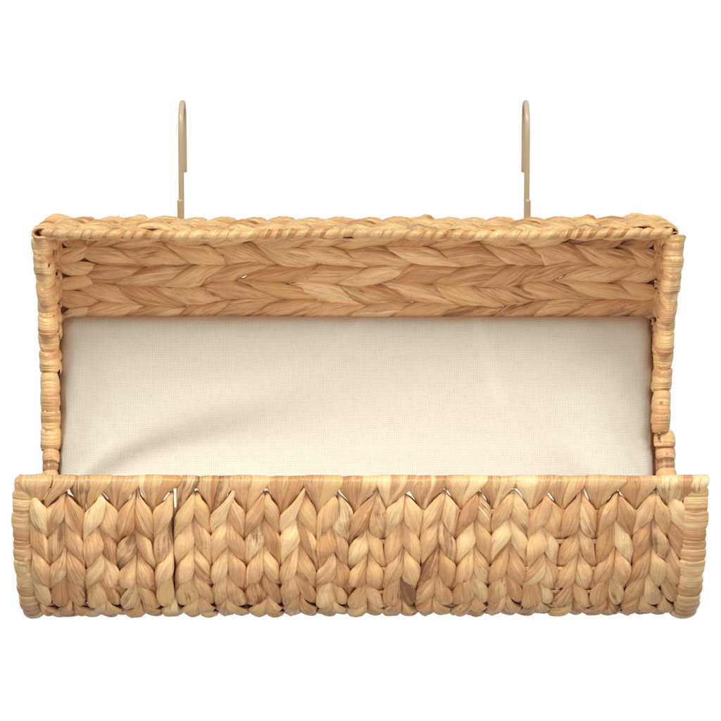 Katzenbett mit Kissen Wasserhyazinthe 37 x 20 x 20 cm