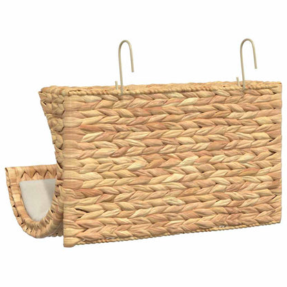 Katzenbett mit Kissen Wasserhyazinthe 37 x 20 x 20 cm