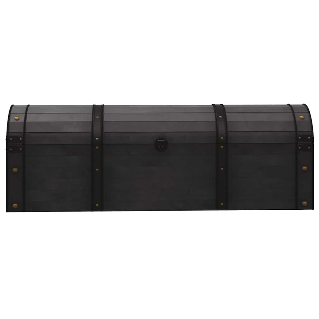 Aufbewahrungstruhe Massivholz Vintage-Stil 120x30x40 cm