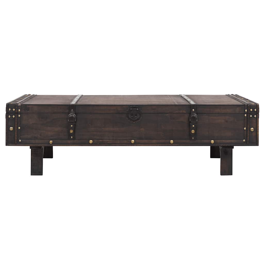 Couchtisch Sperrholz Vintage-Stil 120x55x35 cm