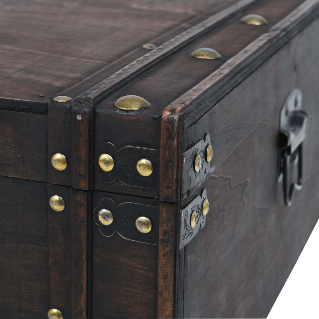 Table basse en contreplaqué style vintage 120x55x35 cm