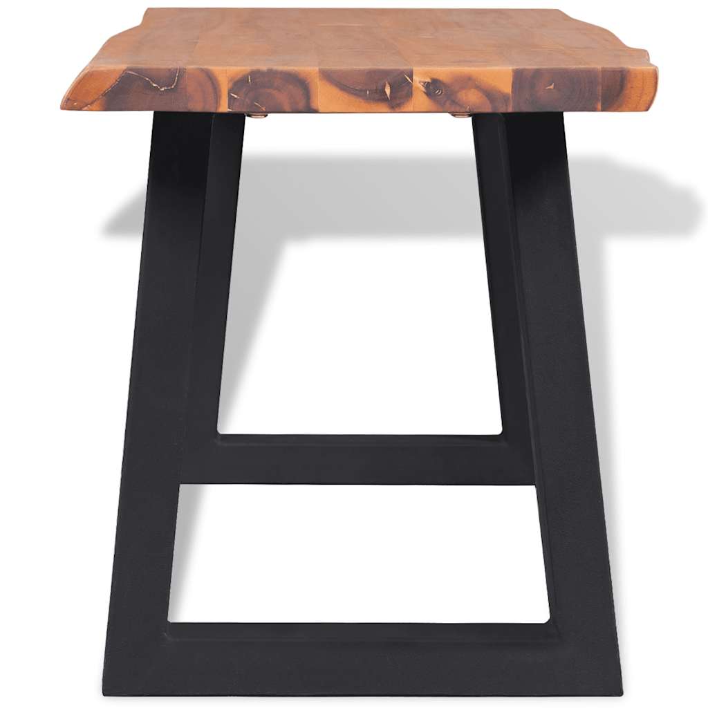 Sitzbank Akazienholz Massiv 145 cm