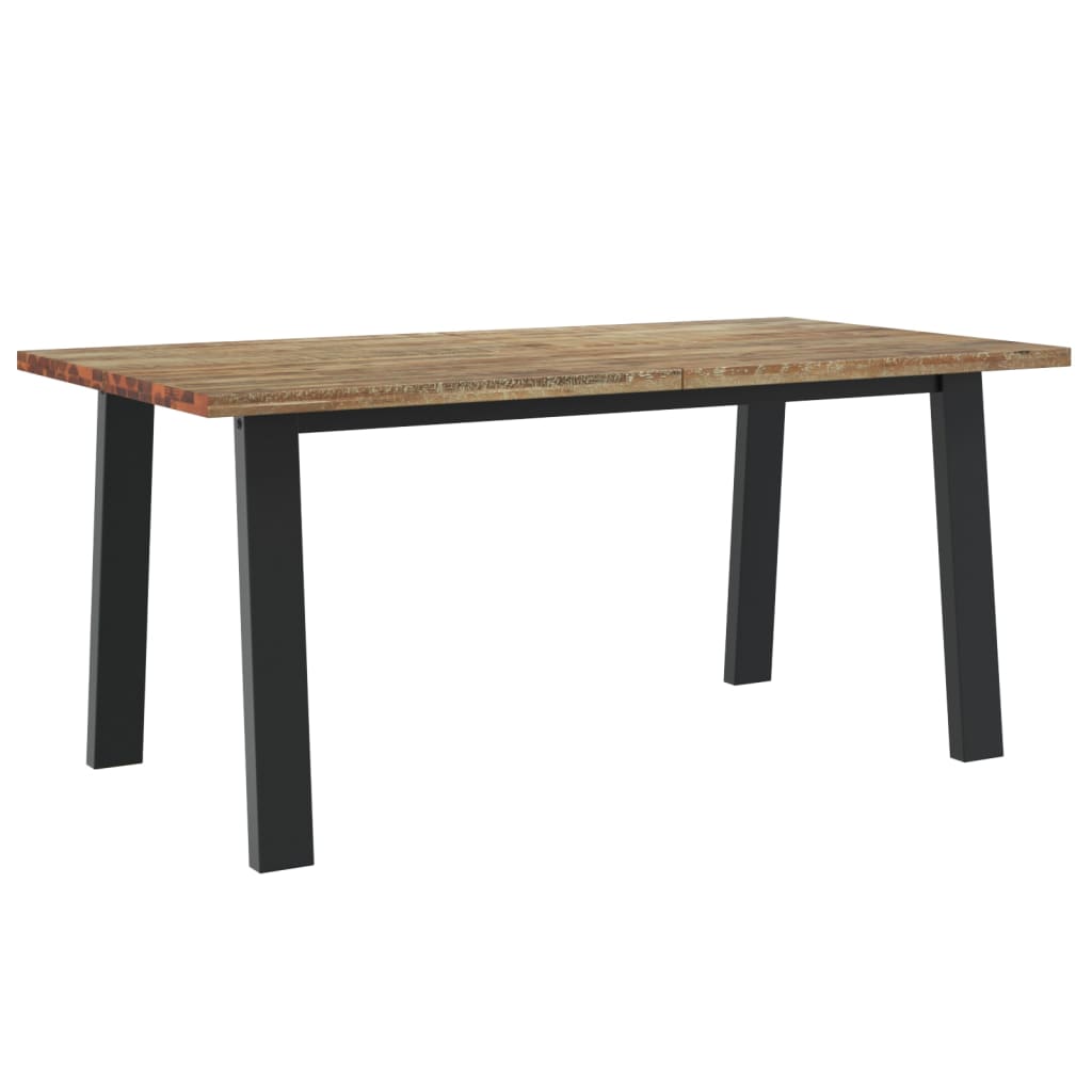 Table à manger en bois massif d'acacia 170x90 cm
