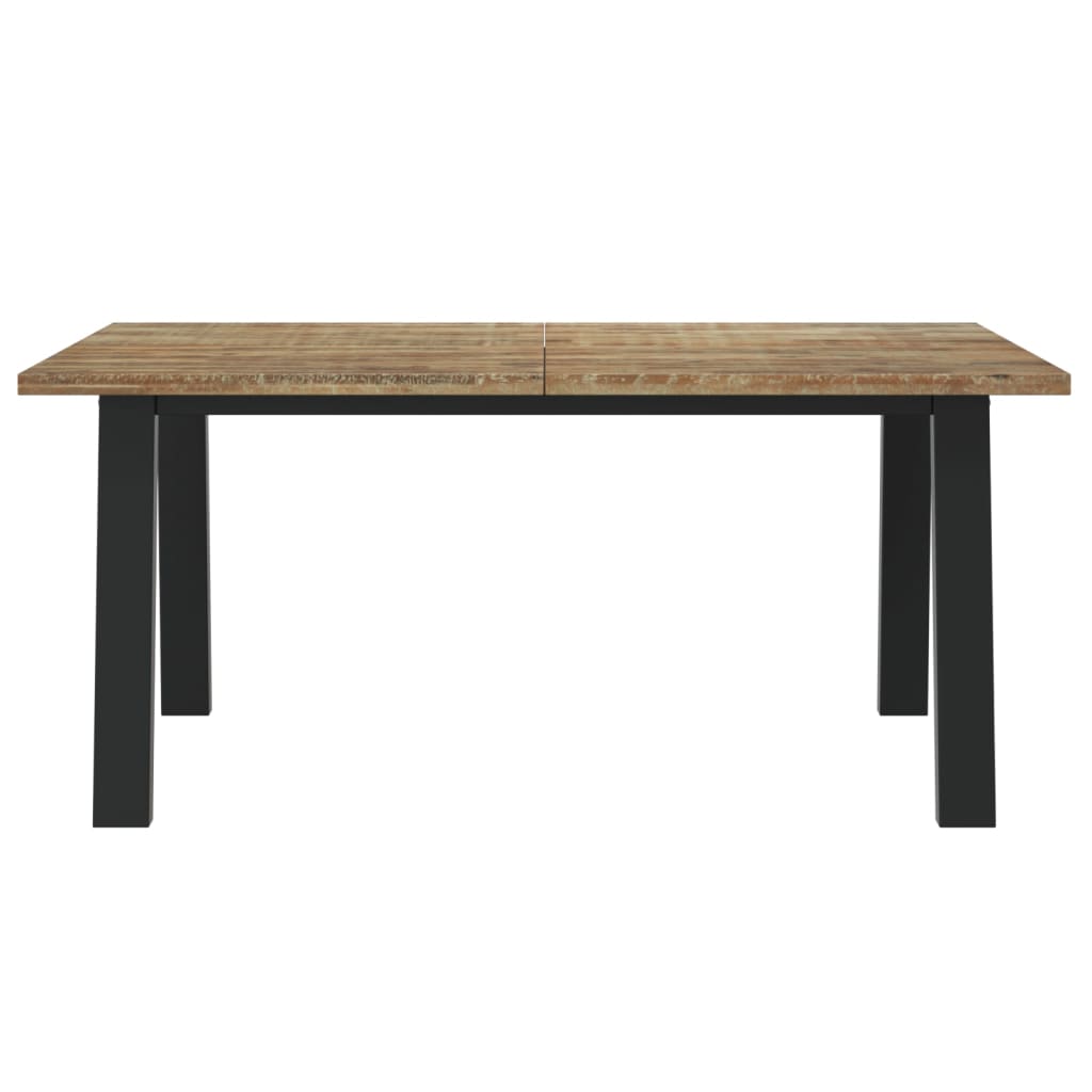 Table à manger en bois massif d'acacia 170x90 cm