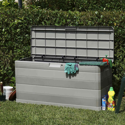 Gartenbox Grau 117×45×56 cm