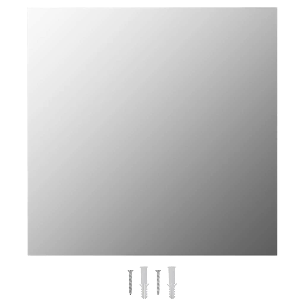 Wandspiegel 50 x 50 cm Quadratisch Glas