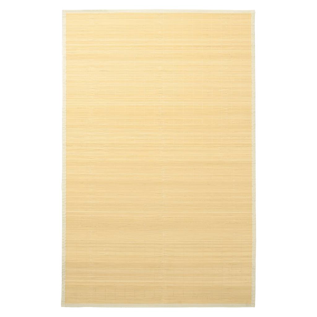 Teppich Bambus 100 x 160 cm Natur