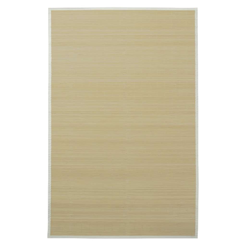 Teppich Bambus 100 x 160 cm Natur