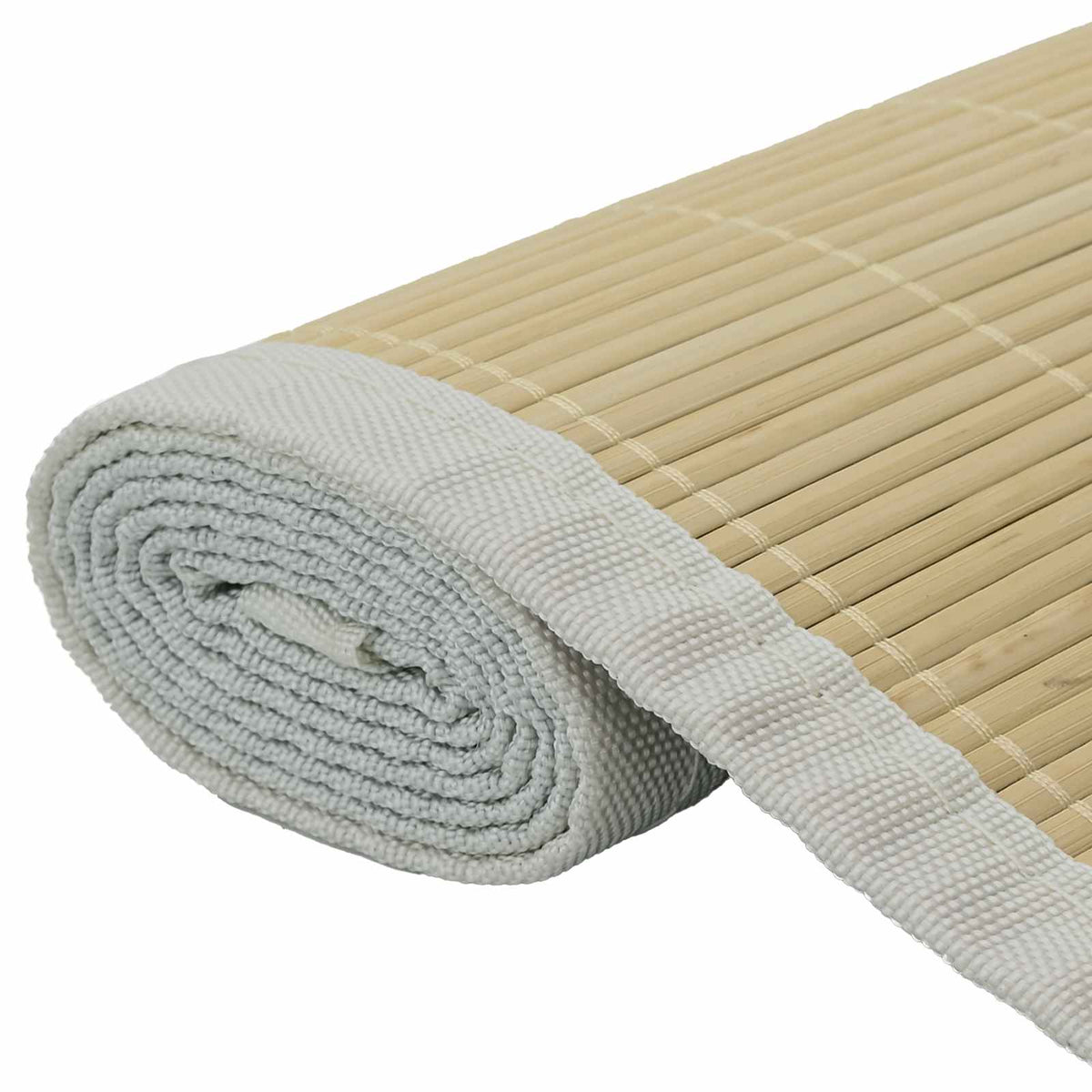 Teppich Bambus 100 x 160 cm Natur
