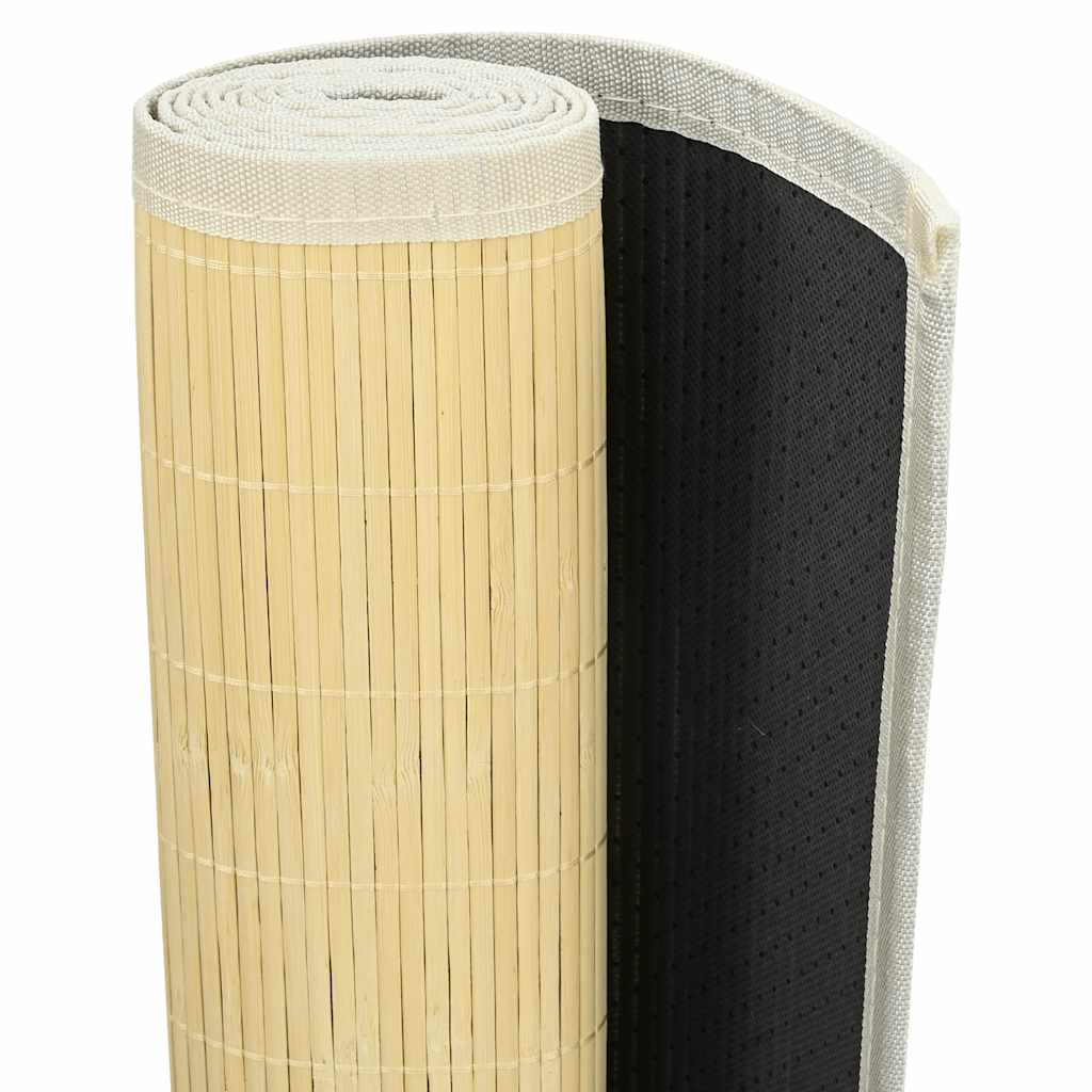 Bamboo rug 100 x 160 cm natural