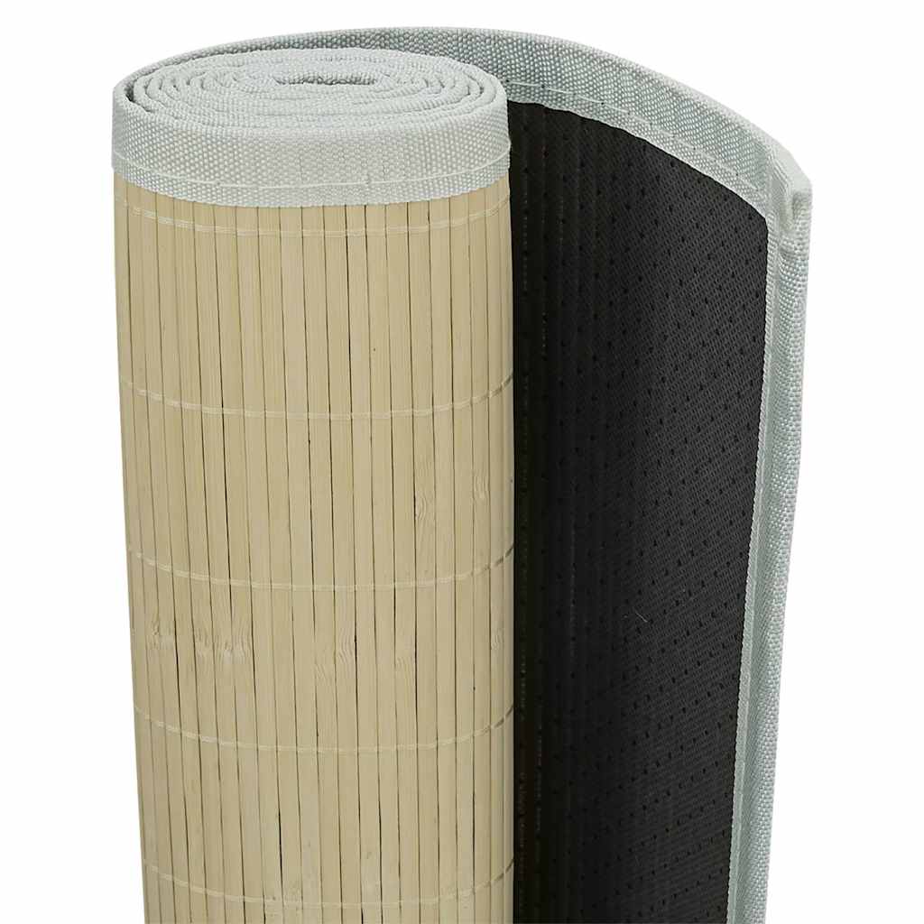 Teppich Bambus 100 x 160 cm Natur