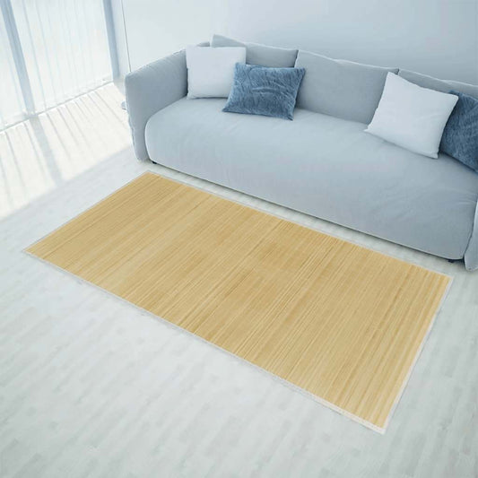 Bamboo rug 100 x 160 cm natural