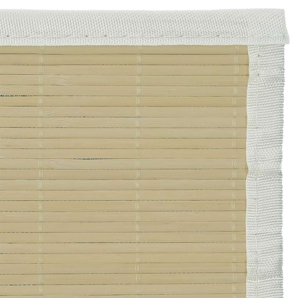 Teppich Bambus 160x230 cm Natur