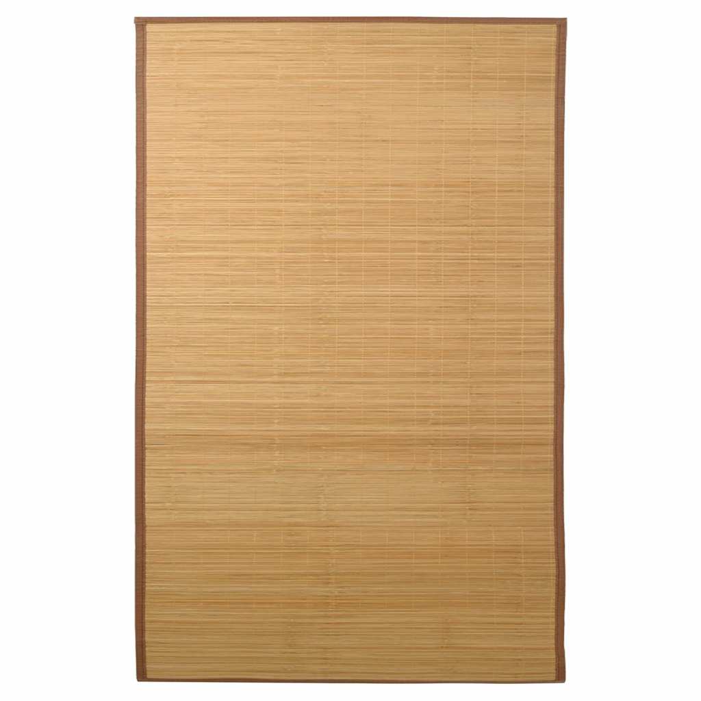 Teppich Bambus 100 x 160 cm Braun