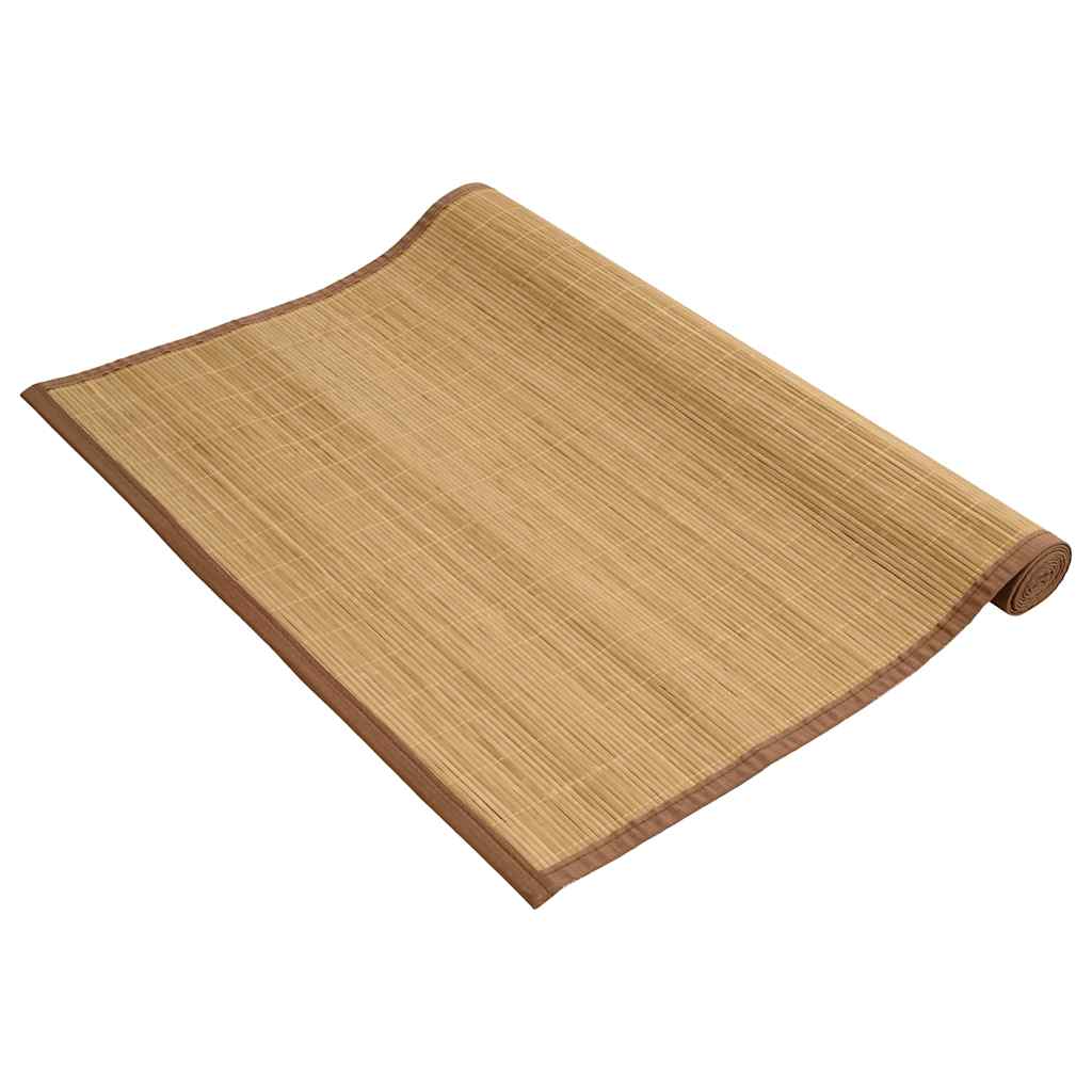 Teppich Bambus 100 x 160 cm Braun