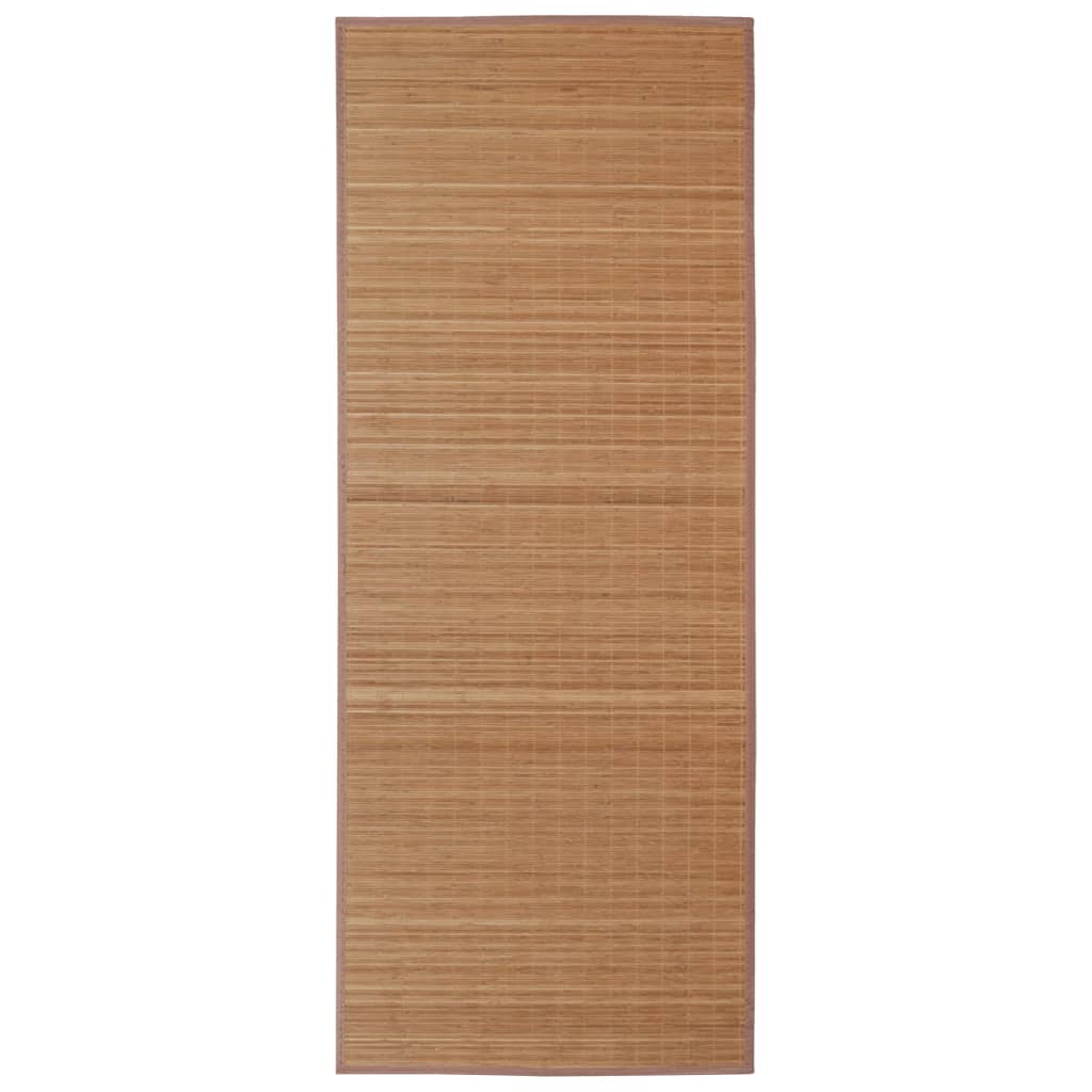 Teppich Bambus 160x230 cm Braun