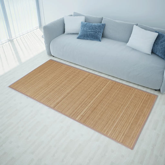 Bamboo rug 160x230 cm brown