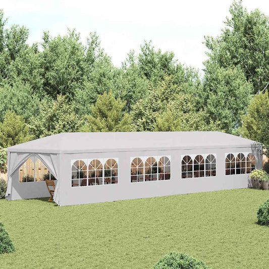 Gartenzelt 3x12 m Weiß