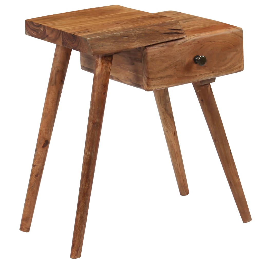 Nachttisch Massivholz Akazie 45x32x55 cm