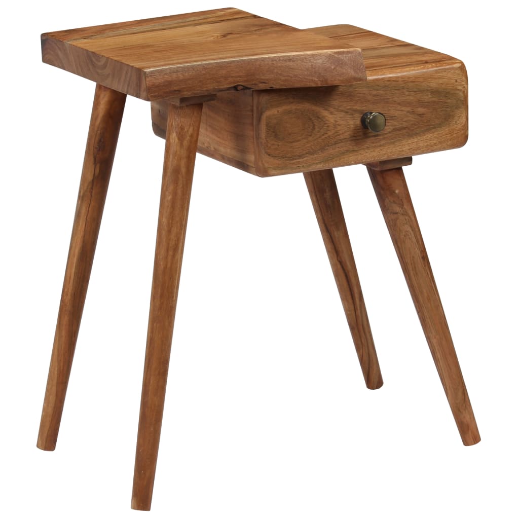 Nachttisch Massivholz Akazie 45x32x55 cm