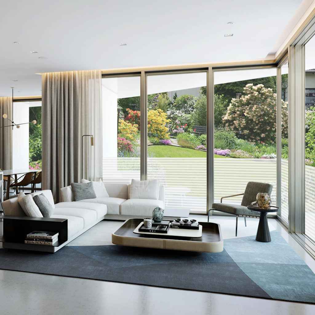 Fensterfolie Matt Streifen-Design 0,9x10 m PVC