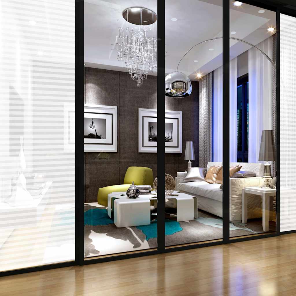 Fensterfolie Matt Streifen-Design 0,9x20 m PVC