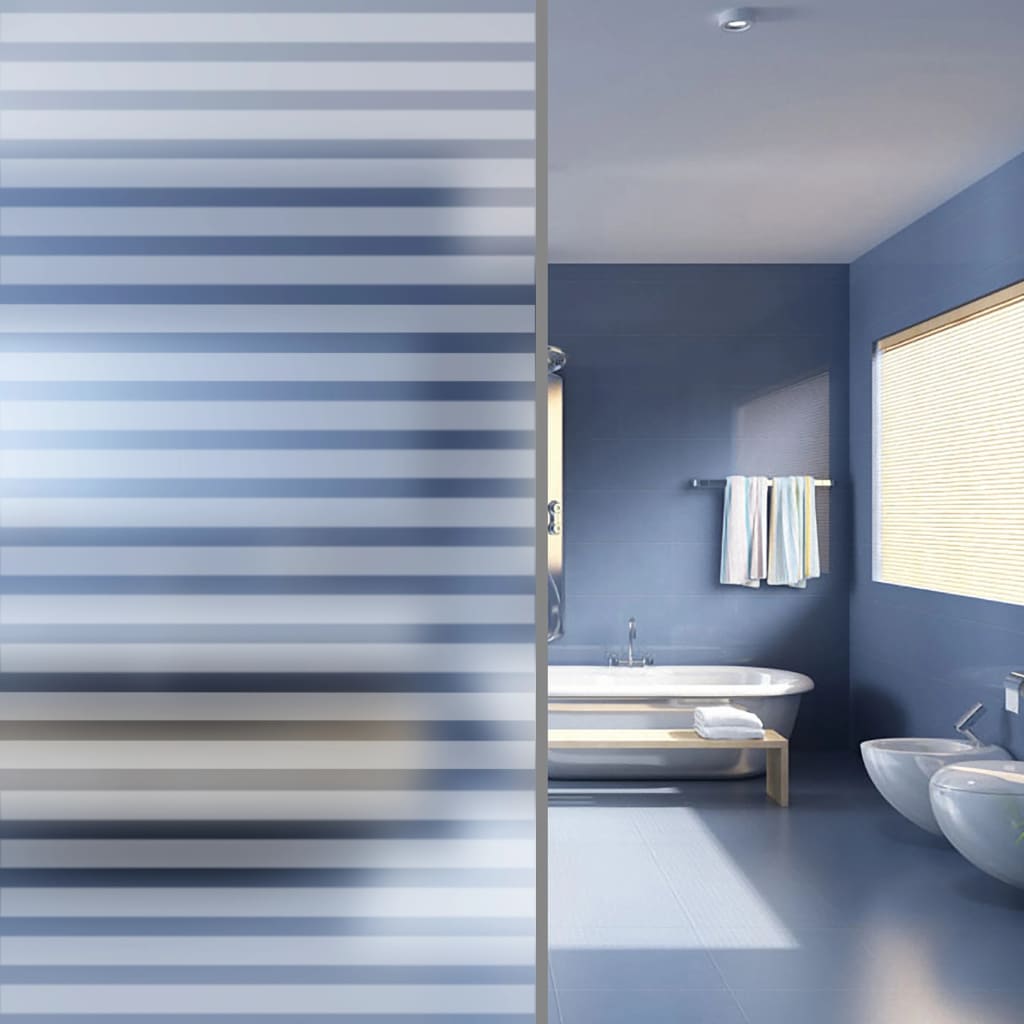 Fensterfolie Matt Streifen-Design 0,9x20 m PVC