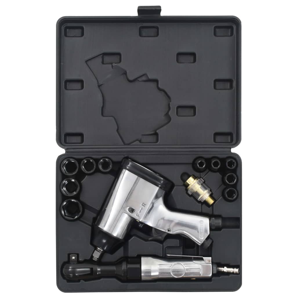 16-teiliges Druckluftwerkzeug-Set 1/2"
