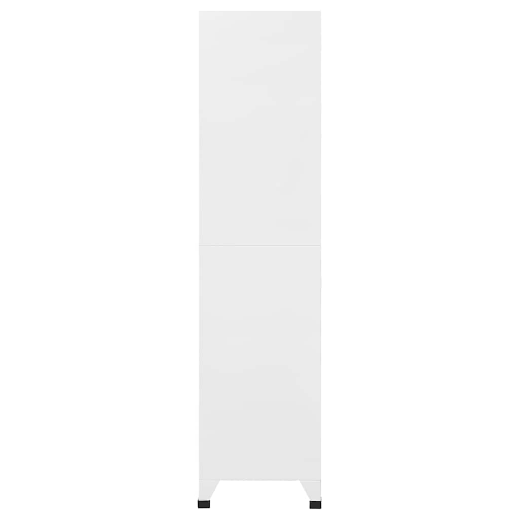 Schließfachschrank mit 18 Fächern Metall 90x40x180 cm