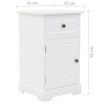 Nachtschrank Kiefernholz 35x32x59 cm
