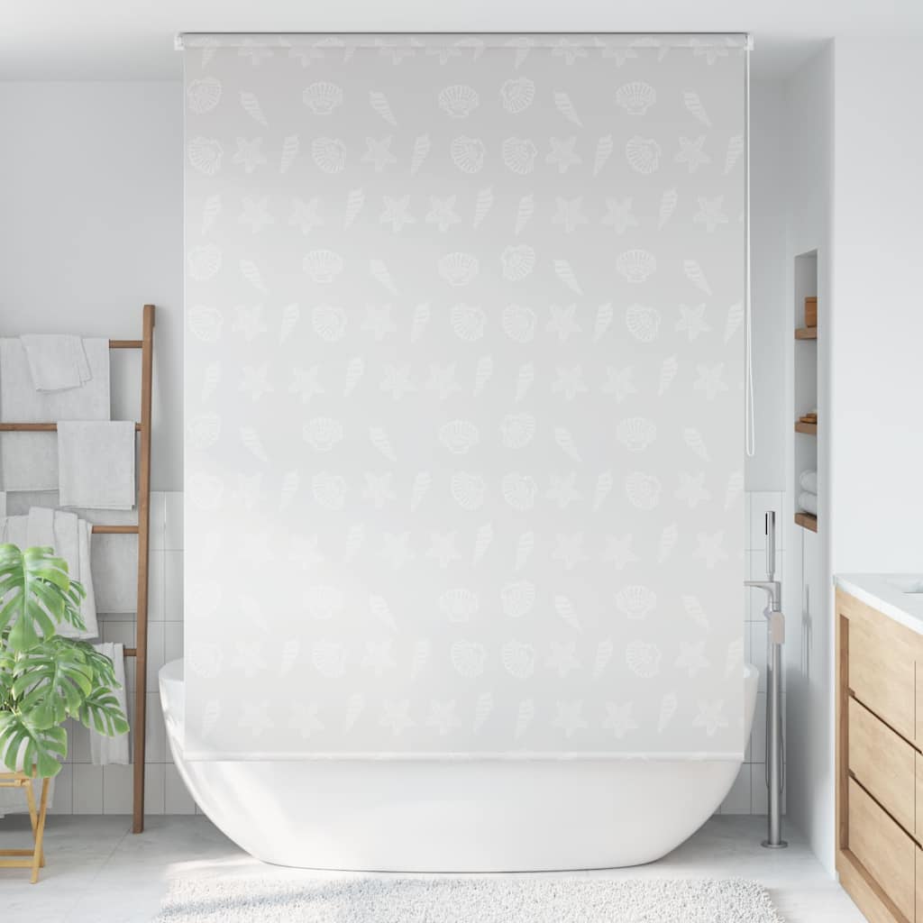 Duschrollo 140x240 cm Seesternmuster