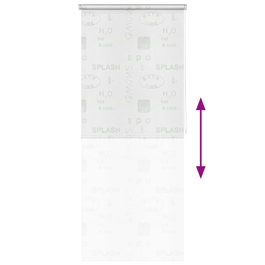 Duschrollo 80x240 cm Splash-Design