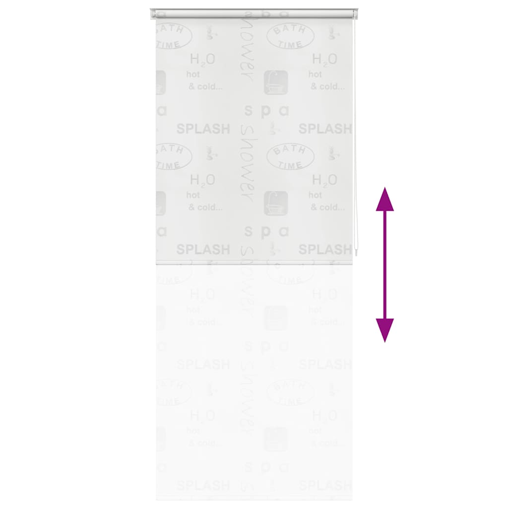Duschrollo 100x240 cm Splash-Design