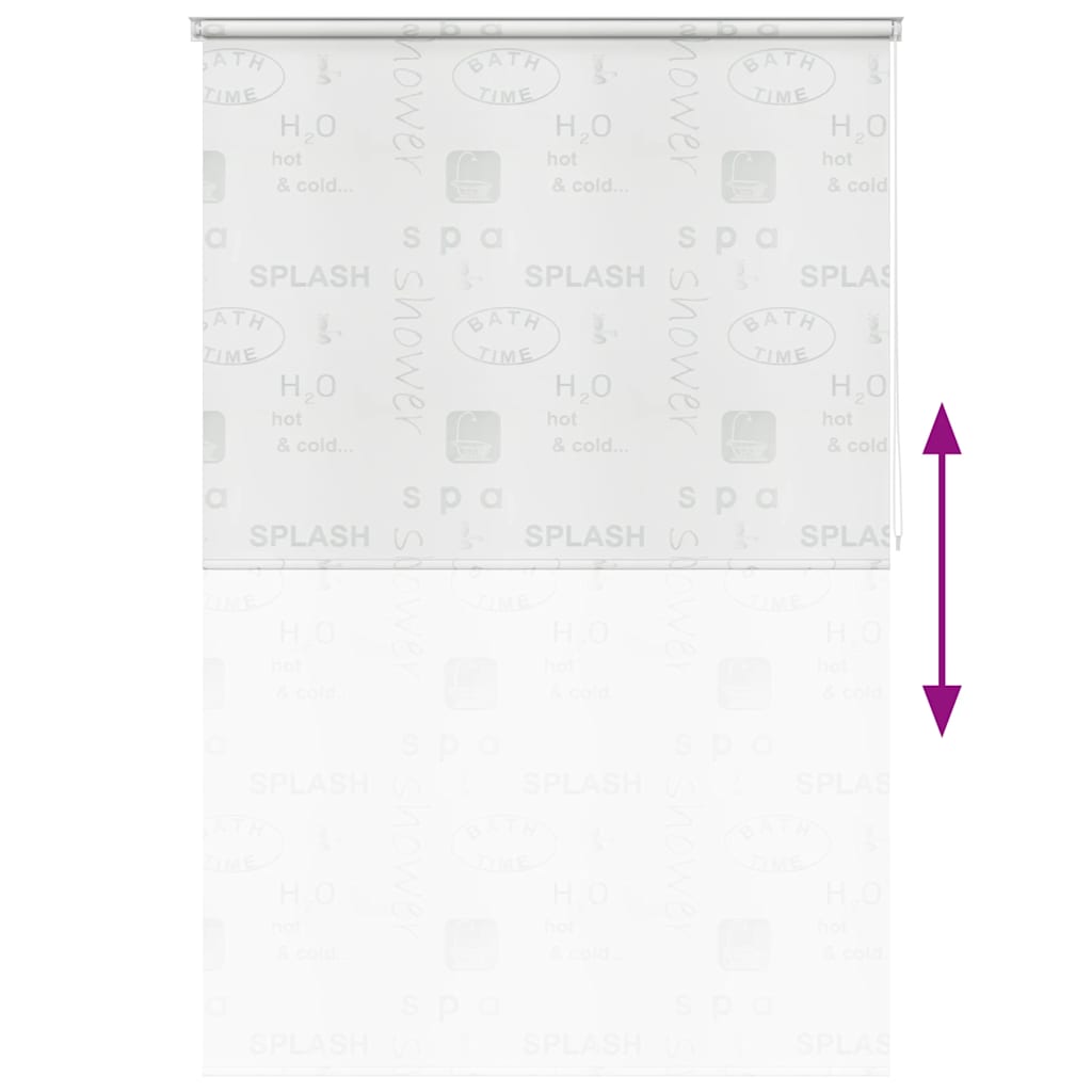 Duschrollo 140x240 cm Splash-Design