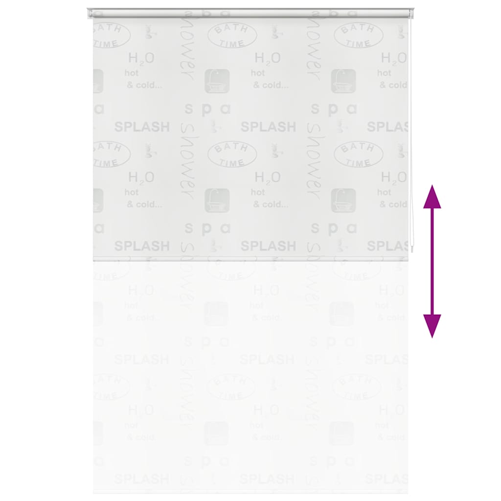 Duschrollo 160x240 cm Splash-Design