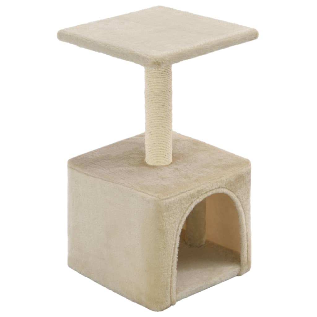 Katzen-Kratzbaum Sisal 55 cm Beige