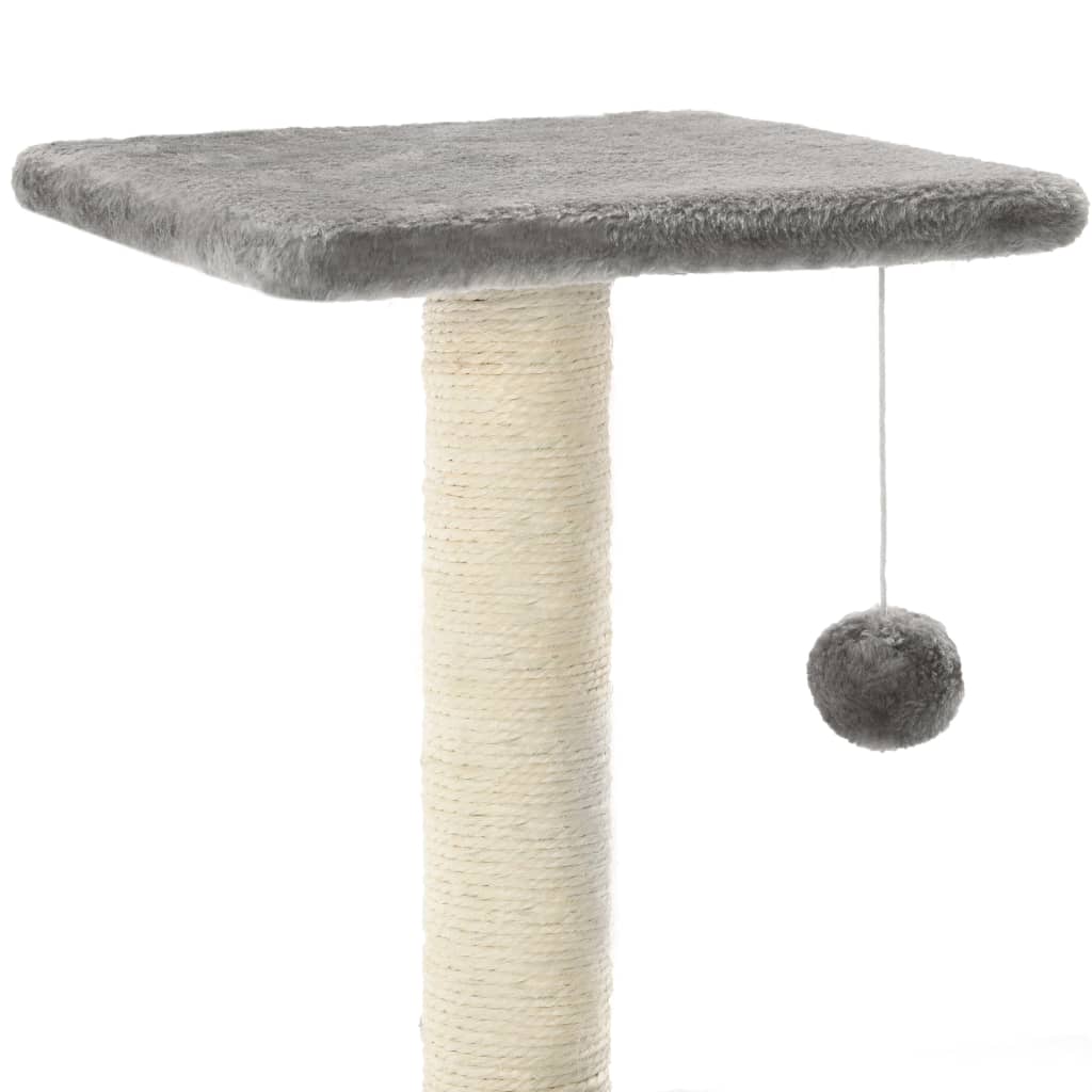 Katzen-Kratzbaum Sisal 65 cm Grau