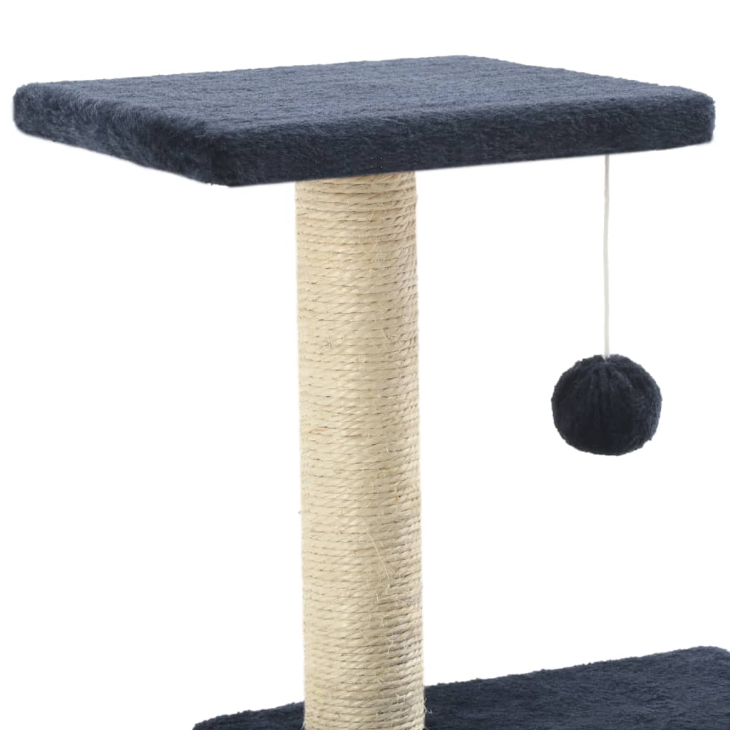 Katzen-Kratzbaum Sisal 65 cm Dunkelblau