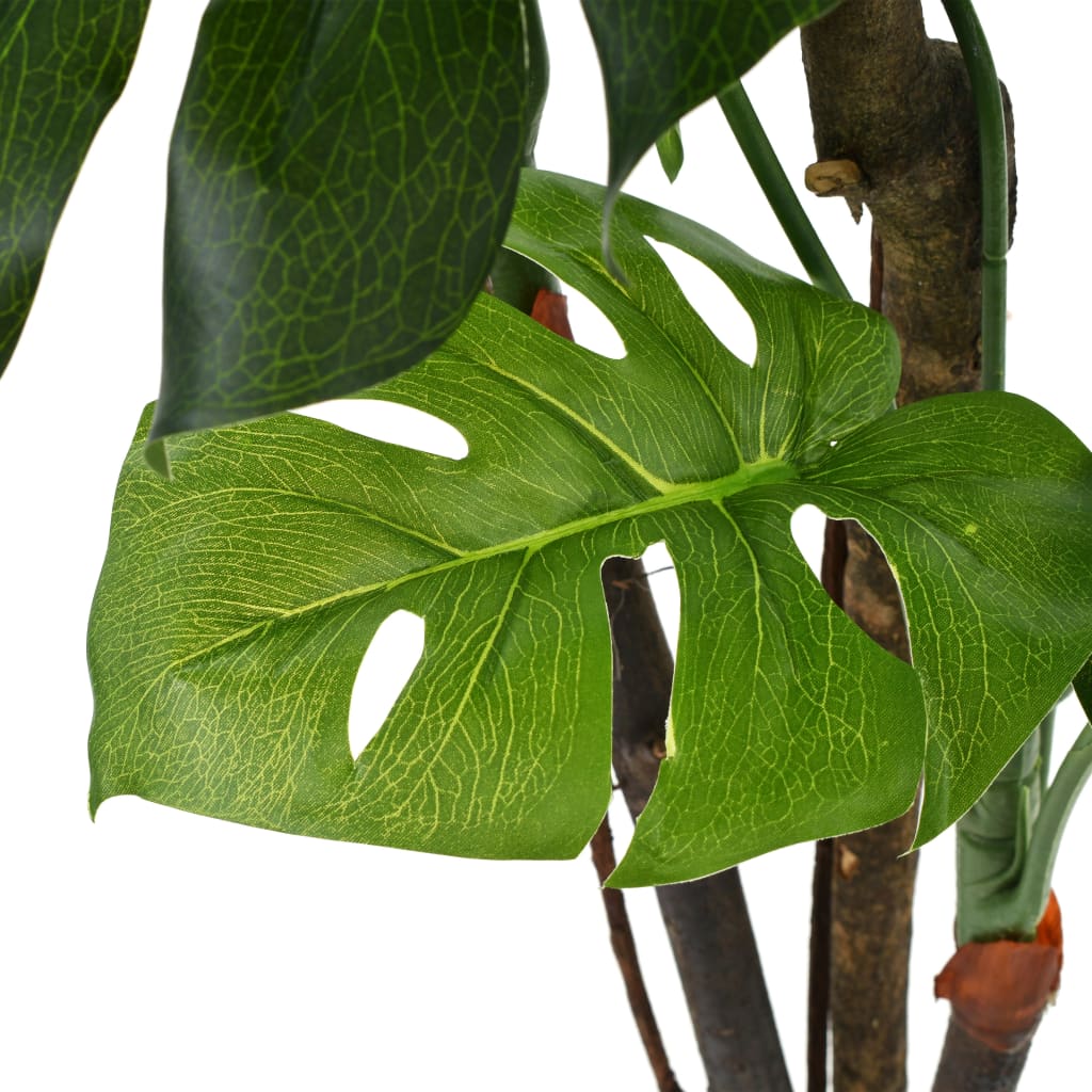 Künstliche Monstera Fensterblatt mit Topf 130 cm Grün