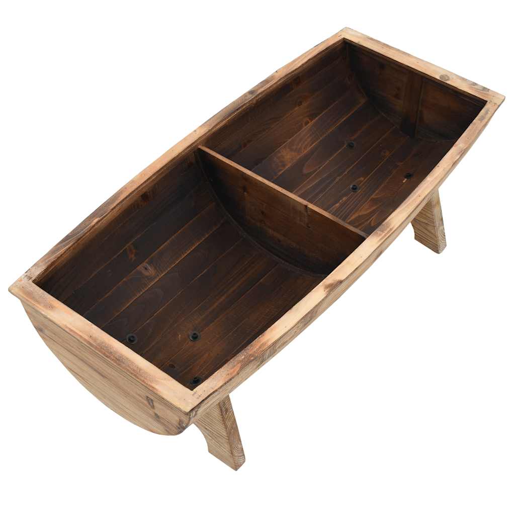 Aufbewahrungsbank Massivholz und Stoff 103 x 51 x 44 cm