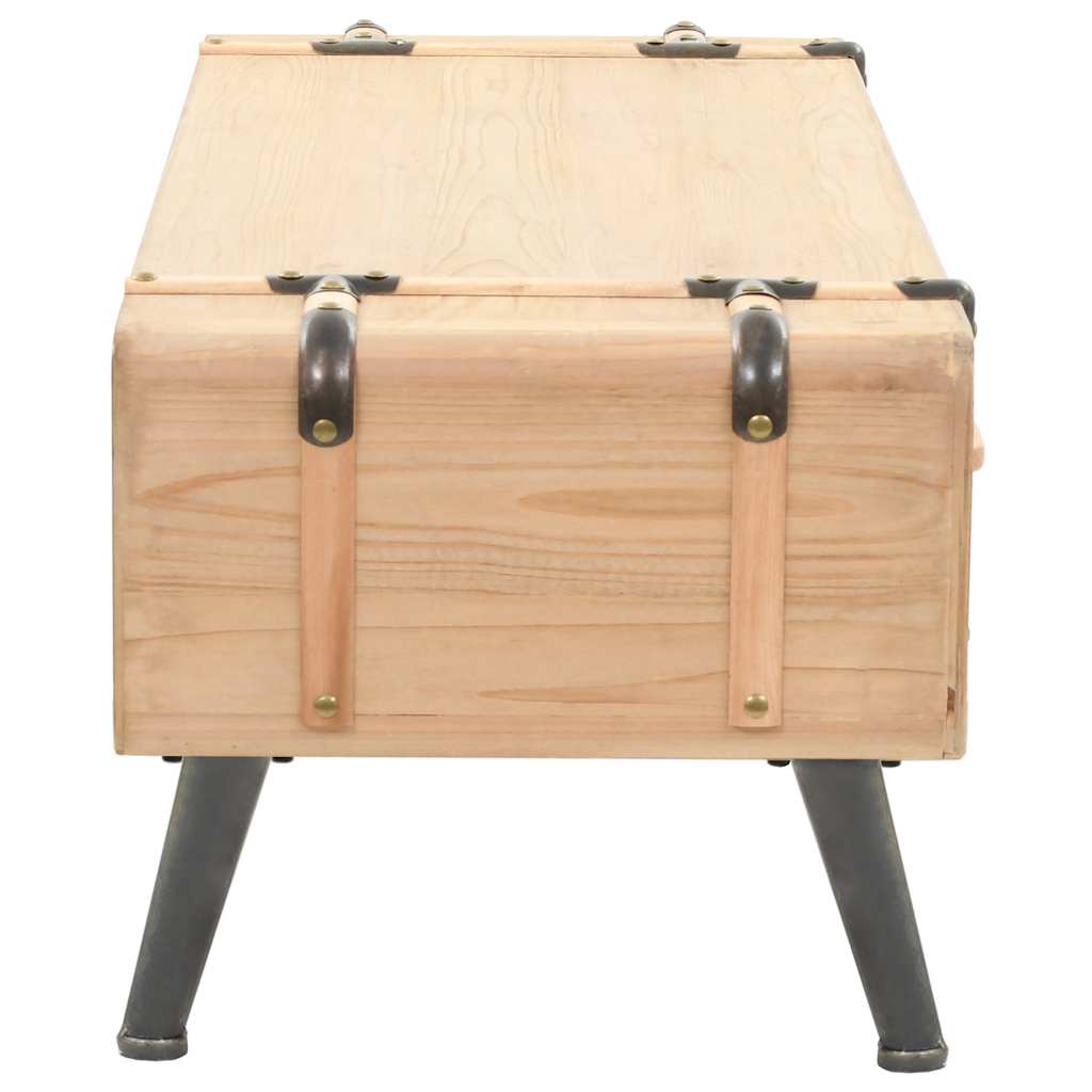 TV-Schrank Massivholz Tanne 120x33x35 cm
